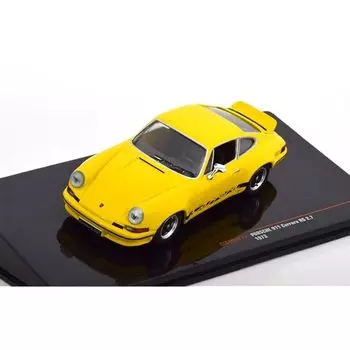Ixo 1/43 porsche 911 Carrera RS 2.7 1973 yellow IXO Carrera mini car [product]