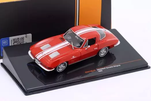 IXO Chevrolet Corvette C2 Stingray 1963 Красный IXO Chevrolet Corvette Stingray Мини-автомобиль 1/43 [Предмет]