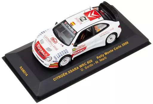 Ixo Citroen Xsara WRC06 WRC Ралли Монте-Карло 8 место Сордо Завершенное изделие 1/43 #26 D. (ОЗУ214)