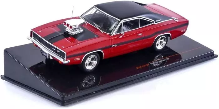 IXO Dodge Charger мини-автомобиль Dodge Charger 1970 1/43 R/T красный/черный [предмет] серебряный