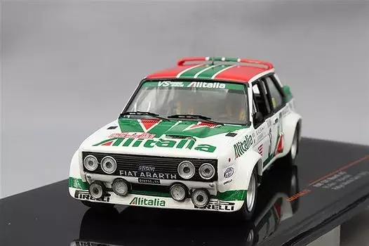 IXO FIAT 131 ABARTH ALITALIA 1979 РАЛЛИ МОНТЕ-КАРЛО 3-е место KIVIMAKI 1/43 #3 M. АЛЛЕН/И.