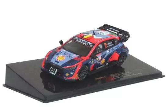 Ixo Hyundai i20 N Rally 1 2023 Central Europe Rally Winner Widag 1/43 #11 T. Невиль/М.