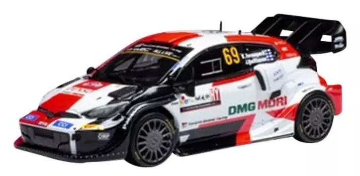 Ixo International Trading ixo Toyota GR Yaris Rally 1 2022 Croatia Rally Winner Completed Product (KOKUSAI BOEKI) 1/43 #69 K.Rovanpera/J.Halttunen