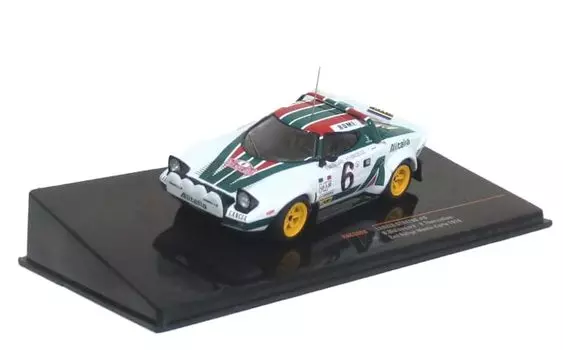 Ixo Lancia Stratos 1976 Ралли Монте-Карло 2 место Вальдегард 1/43 #6 B.