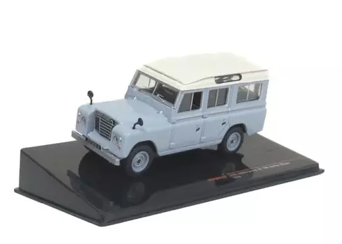 Ixo Land Rover Series III 109 Station Wagon 1978 Серый 1/43
