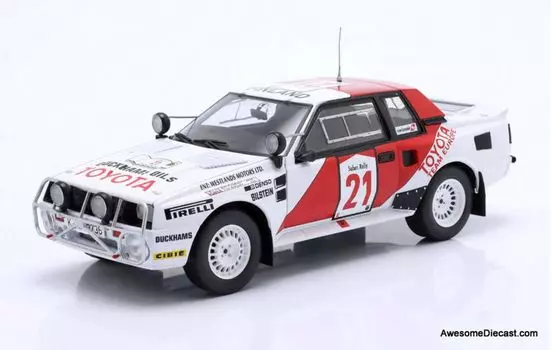 IXO Mini Car Toyota CELICA Twin Cam Turbo TA64 1985 Safari Rally N 21 1/24 (ночная версия) Ю.КАНККУНЕН - Ф.ГАЛЛАХЕР [Предмет]