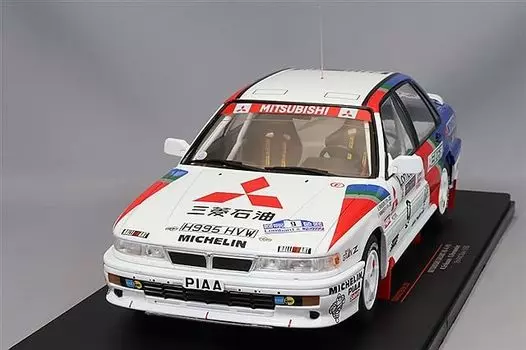 Ixo Mitsubishi Galant 1990 RAC Rally 2nd place Permander 1/18 VR-4 #9 K. Ericsson/S.