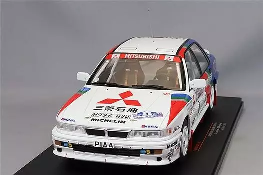 Ixo Mitsubishi Galant 1990 RAC Rally Berylund 1/18 VR-4 #4 A. Vatanen/B.