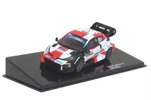 Ixo Model B Toyota GR Yaris RALLY1 22 Ypres Rally RAM874 #4 E.Lappi/J.Ferm 1/43