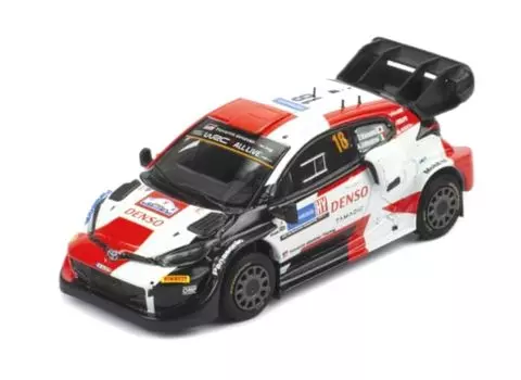 Ixo Model B Toyota GR Yaris RALLY1 22 года Эстония RAM861 #18 T.Katsuta/A.Johnston 1/43