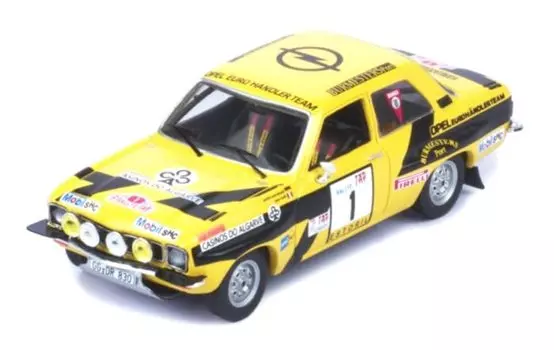 IXO Модель Ixo Opel Ascona A 74 Галерея Порто RAC383A #1 А.Вармбольд/Й.Тодт 1/43
