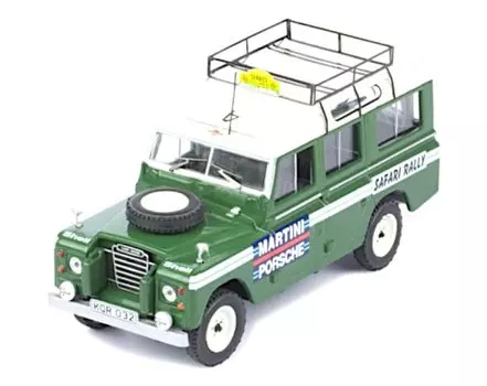Ixo Model Land Rover Series 109 78 Safari Rally с багажником на крыше RAC387X 1/43