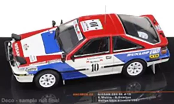 ixo Nissan 200 SX 1987 Ivory Coast Rally Завершенный продукт 1/43 #10 S.Mehta/R.Combes