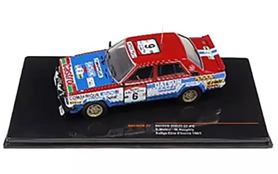 ixo Nissan Datsun Violet GT 1981 Ivory Coast Rally Completed Product 1/43 #6 S.Mehta/M.Doughty