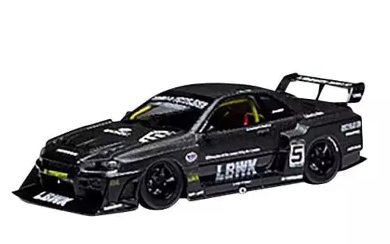 ixo Nissan Skyline Super Silhouette 2020 черный готовый продукт 1/43 LB-ER34 чёрный