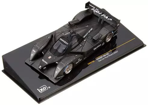 Ixo Peugeot 908 V12 HDI 07 Тестовый автомобиль Черный Завершенный продукт 1/43 P.Ricard (ЛММ102) чёрный