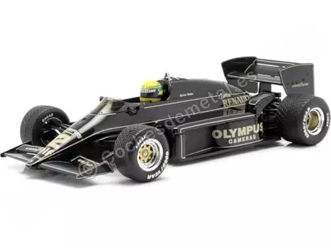 IXO — Premium-X — Senr18001 — Lotus Renault 97 T Jps — Португалия 1985 — Echelle 1/18 — Noir/Or
