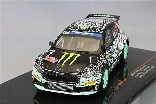 Ixo Skoda Fabia Rally 2 2024 Ралли Монте-Карло Эдмондсон 1/43 #22 O. Сольберг/Э.