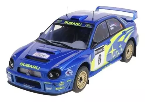 ixo Subaru Impreza S7 WRC 2001 Great Britain Rally Completed Product 1/24 #6 P.Solberg/P.Mills