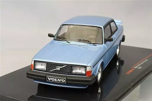 Ixo Volvo 240 Turbo Custom 1986 Металлик светло-голубой 1/43