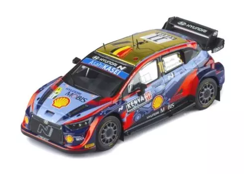 Ixomodel B Hyonde I20 N Rally1 22 Safari Rally RAM855 #11 T.Neuville/M.Wydaeghe 1/43