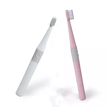 из 2 Электрическая не заряжаемая звуковая не требует замены 90 удобная для использования мужчинами и молодыми и удаляет зубной налет [Набор цветов] зубная щетка,