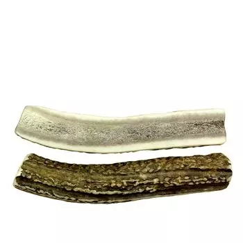 из 2 половинок для рогов оленя игрушка для собак не сломается даже если подходит для больших собак олень Эзо питомец собака рога собаки затягивает жесткий [Набор среднего размера коричневый