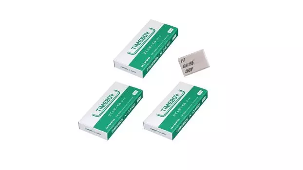 из 300 деталей в 3 Nippo Time Card Time Boy 8 Plus Calcoro 20ex Time Boy N Card с бонусом [Набор коробок]