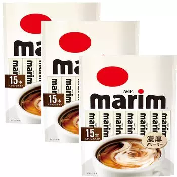 из 3 AGF Marim Stick 15 шт. Кремовая пудра 45 г x 15 Насыщенный кремовый [Набор пакетиков] (3г штук)