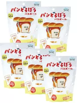 из 5 пенящихся шариков для ванны Nol Corporation Pan Robber с буклетом для ванны с изображением ванны для ванны для учеников начальной школы OBPDO0301 с пенящейся сеткой, которая