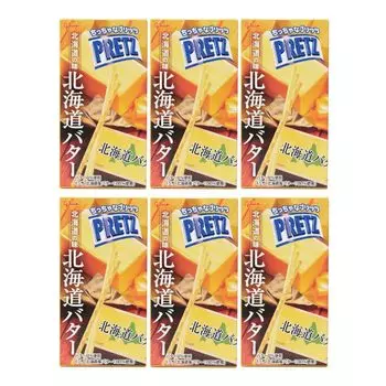 из 6 Glico Pretz Local Limited Вкус Хоккайдо Масло Хоккайдо Японский вкус Тур Крошечные Pretz [Набор коробок]