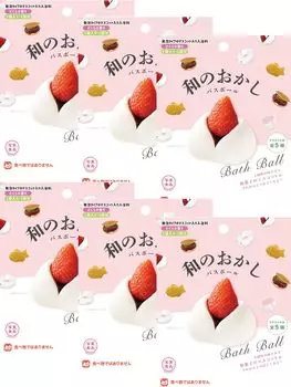 из 6 сеток для взбивания Knoll Corporation Ванна Мяч Реалистичная еда Серия Японский сладкий ванна Мяч Талисман Ароматизированная игрушка Бомбочка для ванны Товары для ванны Газированный