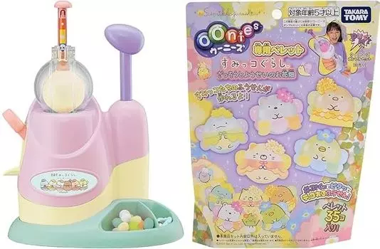 из фильма Oonies Сумиккогураши Таинственная девушка на фабрике Цугихаги Представляем эксклюзивные гранулы Oonies Сумиккогураши Зассо и Flower Garden розовый
