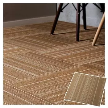 из Iris Plaza Tile Ковровая ковровая ткань с ворсом 50 x 50 см Бордюр бежевый Звукоизоляционный Моющийся [Набор 20] TKP-PP50