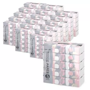 из Iris Plaza Tissue Paper 300 листов x 90 пакетов Smart Yell Tissue Fluorescent Dye Free Pulp [Набор 18] 100% белый