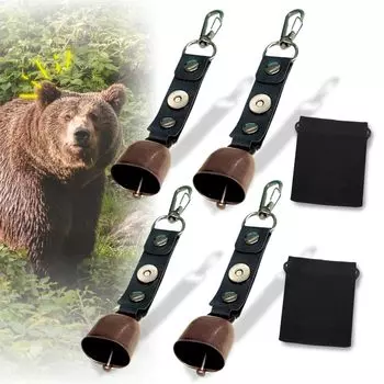 из колокольчик Bear Bear с сумкой для бесшумного хранения Bear Bear Prevention Mountain Walking [набор 4] колокольчик, функция, в комплекте, маленький, легкий, колокольчик, товары,