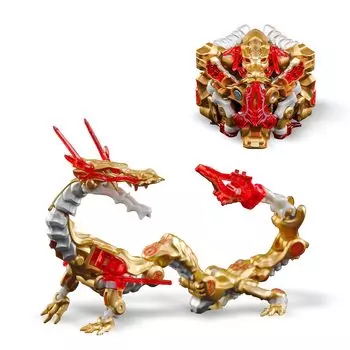 из Limited BEASTBOX 52TOYS INFINITYBOX CHINESE Dragon Игрушка-трансформер Китайский дракон Трансформируется из куба в игрушку-трансформер Золотого дракона