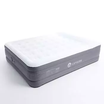 из материалов 2025 новый LVYUAN воздушный коврик электрическая воздушная кровать надувная кровать кемпинговый коврик надувной коврик удобный спальный складной ультра легкий компактный дополнительная кровать для коричневый
