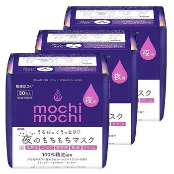 из mochi mochi Mochi Mochi Sheet Mask Ночная маска для лица Moonlight Aroma Scent 30 листов [Набор 3]