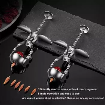 Из нержавеющей стали Красная финиковая косточка для ююбы Измельчитель вишни Измельчитель оливок Измельчитель косточек Многоцелевой измельчитель для фруктов Измельчитель косточек Кухонные гаджеты Инструменты