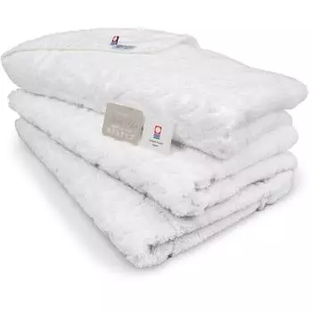 из отеля Полотенце для ванной комнаты для гостиничного использования 60 x Хлопковое плотное полотенце Имабари [Набор 3] [Роскошные характеристики] 120 см/Белый 100%