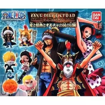 Из телевизионного мультфильма ONE PIECE One Piece Strap Приключение в стране любви, страсти и игрушек Все 6 типов в наборе