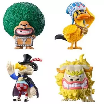 Из телевизионной анимации ONE PIECE One Piece Fruit Animal 02 One Piece All 4 Types Set Shrink Capsule Included Gacha
