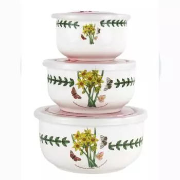 Из трех частей, хрустящий керамический холодильник для пищевых продуктов, герметичная микроволновая печь, большая емкость для ланча, миска для лапши быстрого приготовления