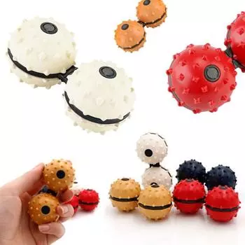 Избавление от скуки Игрушки для пальцев Компактный карманный массажный мячик Игрушка-фиджет Антистрессовая игра для пальцев темно-синий