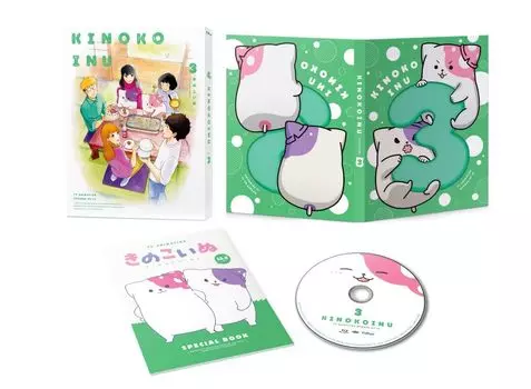 Издание тома 3 с 3-мя тканевыми значками Kinokoinu Blu-ray (Ограниченный набор) [Блю рей]