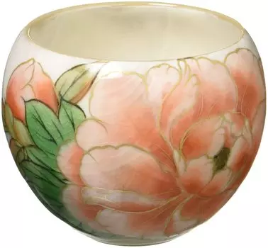 Изделия Aito Kyoto Изделия Kiyomizu Керамическая печь Подарочная пиала для чая Цветочная композиция (с коробкой) (пион) АХС-10