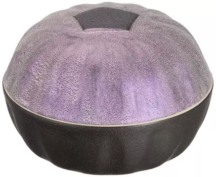 Изделия Arita, печь Densaku, деликатес, маленький, с доспехами, сделано в Японии, держатель, чаша, прибл.. 8см, крышка Уэсуги Кеншин , фиолетовый,