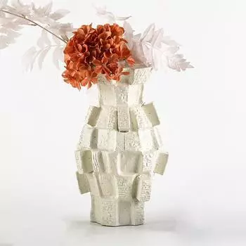 Изделия для цветов в стиле ваби-саби, кабинет, гостиная, нестандартная полая ваза для украшения отеля