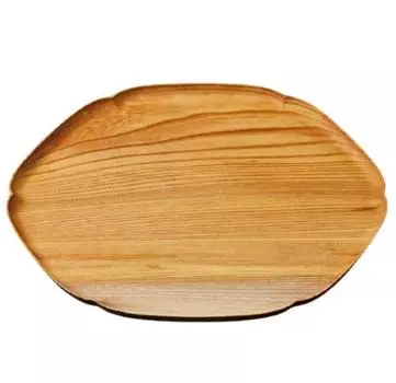 Изделия из дерева Yosozawa Поднос KITO Поднос Obon Тарелка Сделано в Японии Префектура Исикава Лак Вадзима Обработка древесины Кейаки Стеклянная краска Снежное кольцо (Большой,